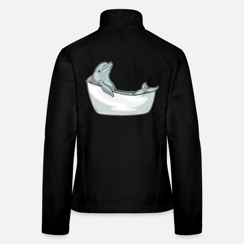 Baignoire Dolphin Veste en tissu softshell Femme
