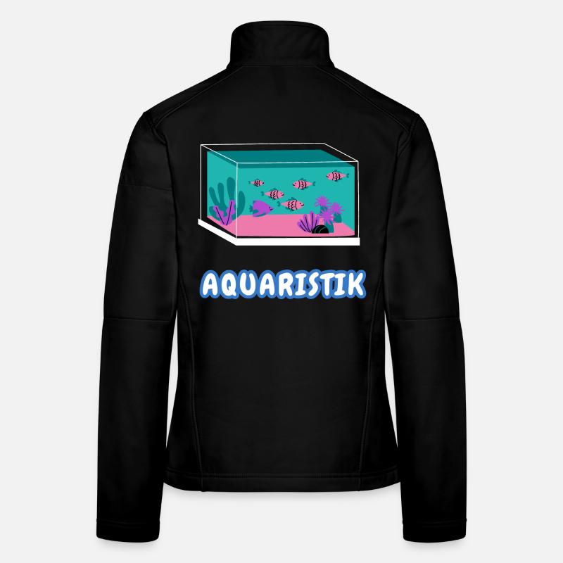 Amateurs d’aquarium Veste en tissu softshell Femme