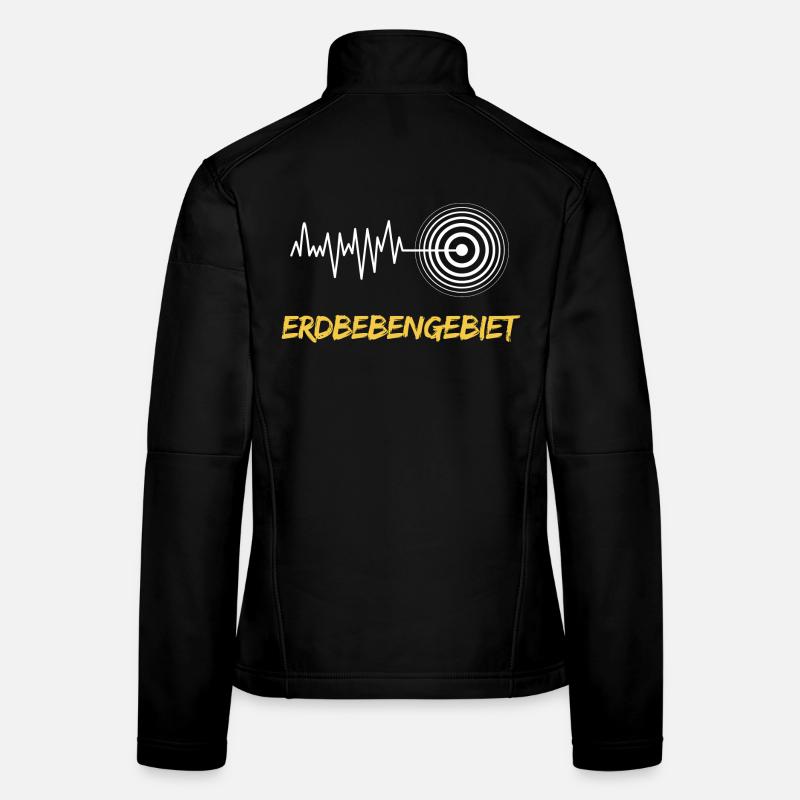 Connaissance de la zone sismique Veste en tissu softshell Femme