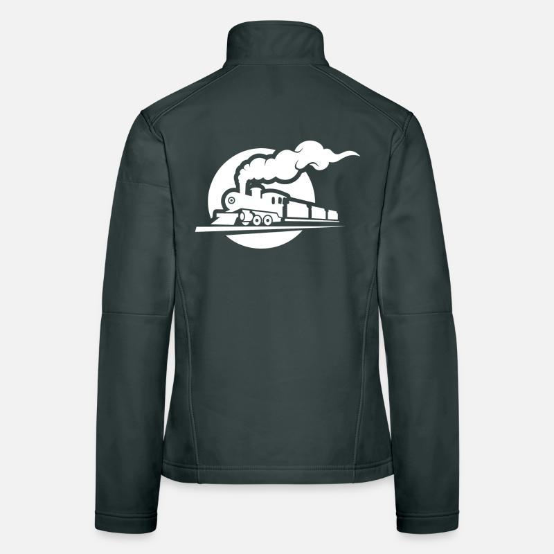 Railway Sketch Women's Softshell Jacket