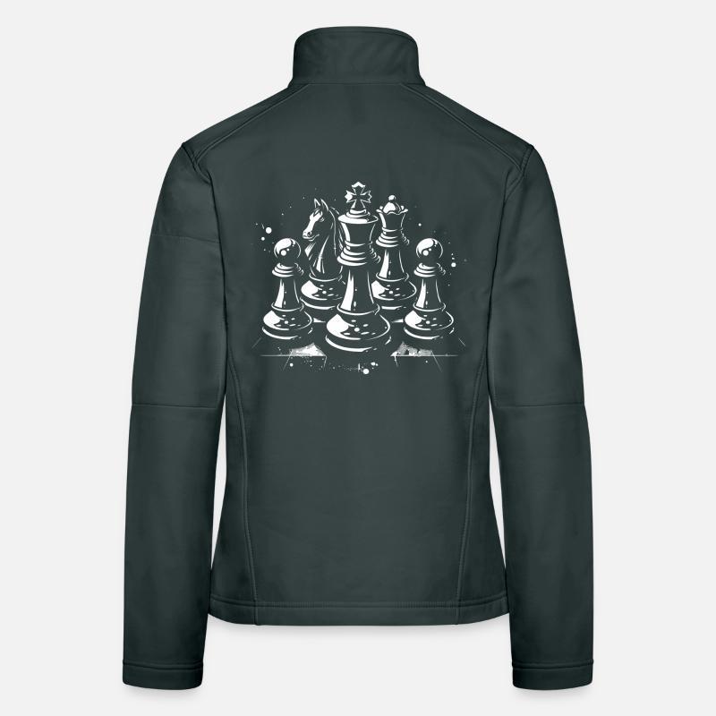 Chess pieces Women's Softshell Jacket