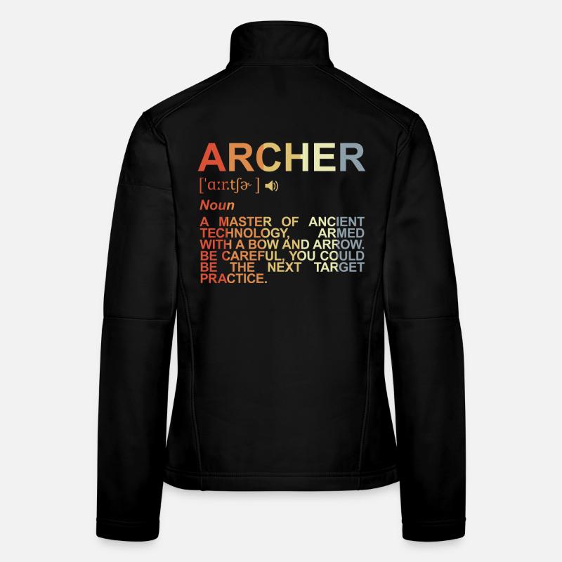 Bogenschütze Begriffserklärung Frauen Softshelljacke
