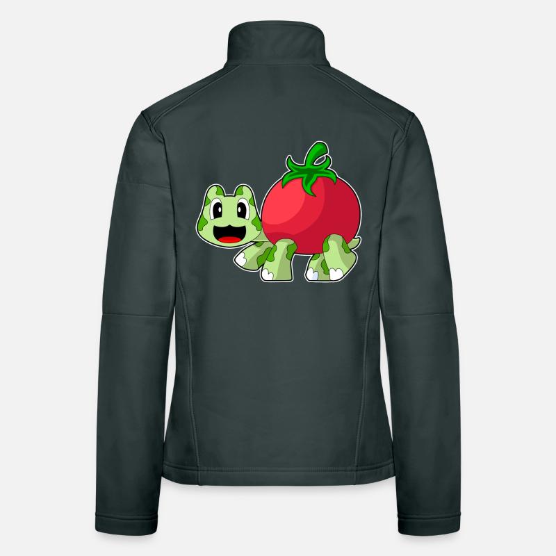 Schildkröte Tomate Frauen Softshelljacke