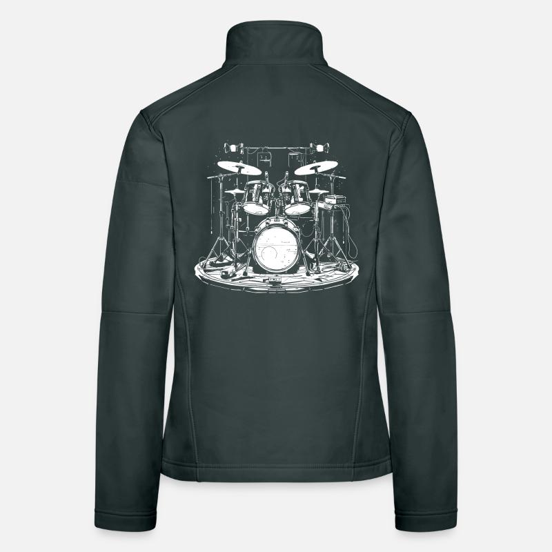 Schlagzeug Frauen Softshelljacke