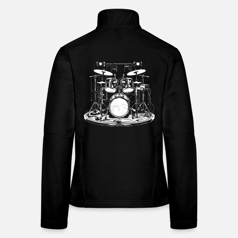 Percussion - Women's Softshell Jacket - black
