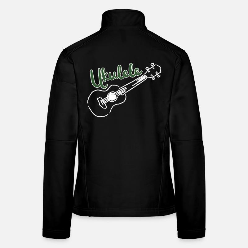 Ukulele - Music Lover - Frauen Softshelljacke - Schwarz