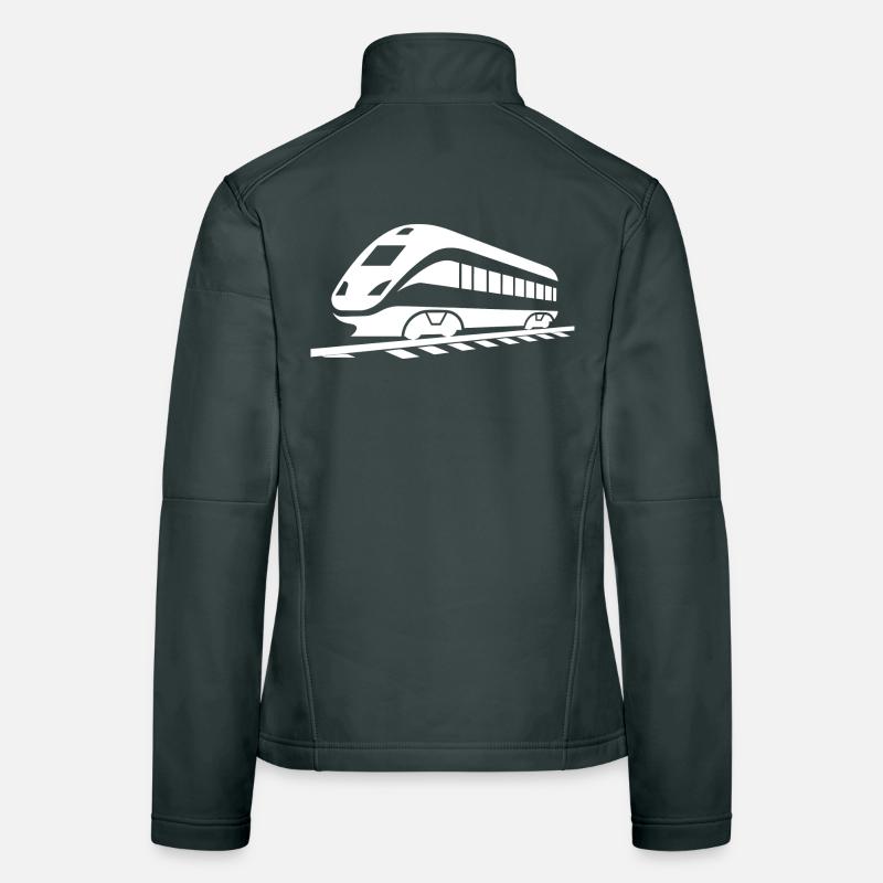 Railway Drawing Women's Softshell Jacket