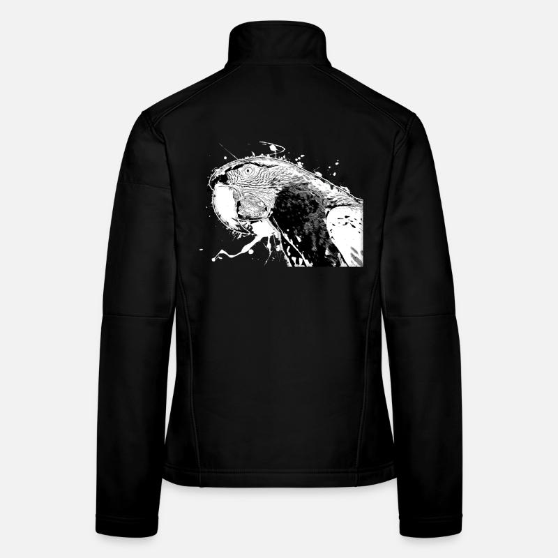 Perroquet Veste en tissu softshell Femme