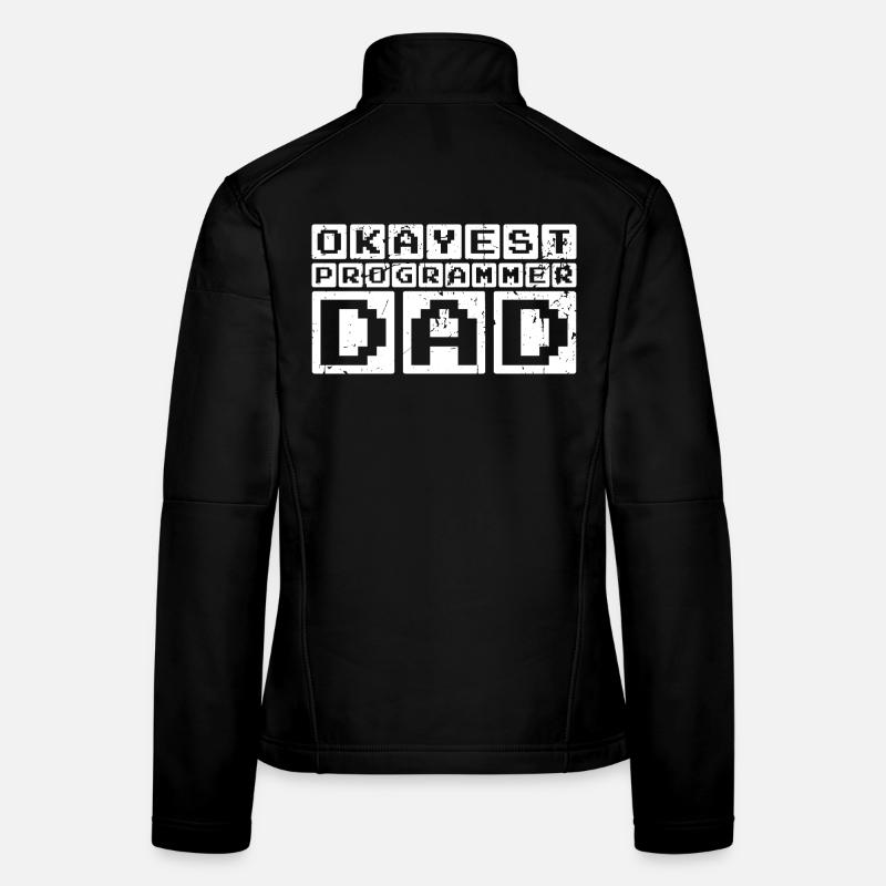 Okayest Programmer Dad Frauen Softshelljacke