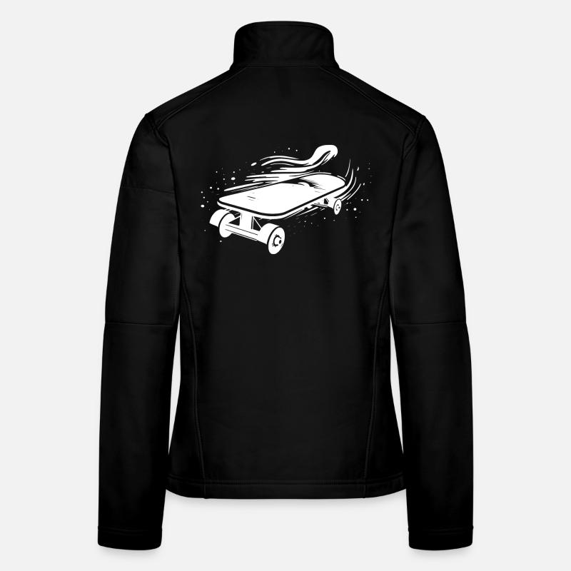 Skateboard Sketch Women's Softshell Jacket