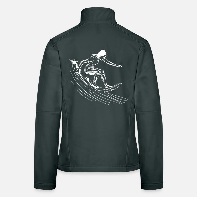 Surfen Mädchen Frauen Softshelljacke