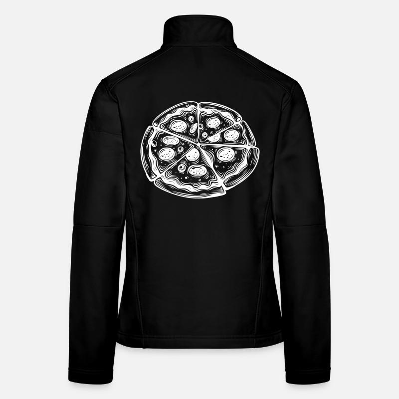 Pizza Drawing Women's Softshell Jacket