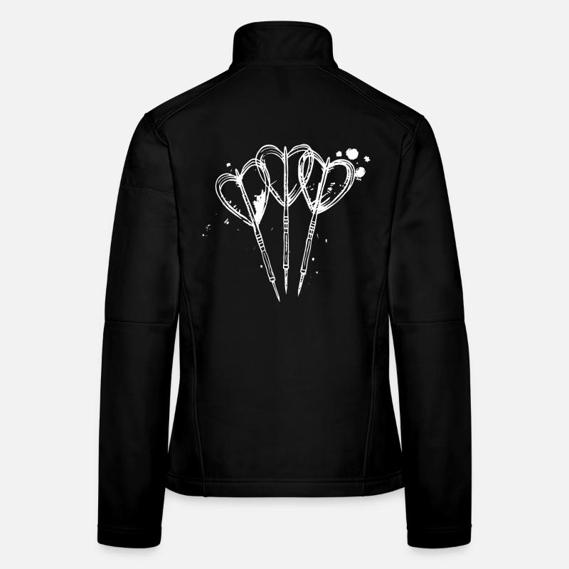 Darts Line Art Women's Softshell Jacket