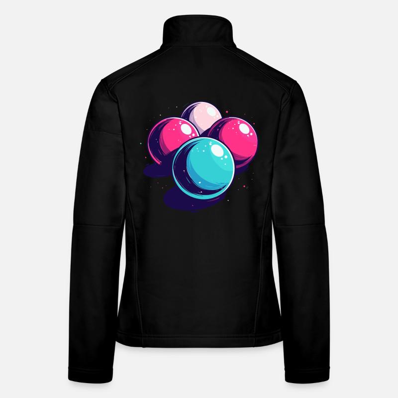 Billiard balls Women's Softshell Jacket