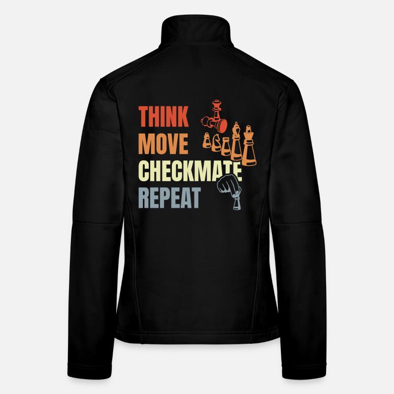 Chess Player Quote Women's Softshell Jacket