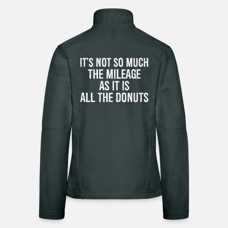 Ce n’est pas tant le kilométrage qui compte, c’est tout Veste en tissu softshell Femme