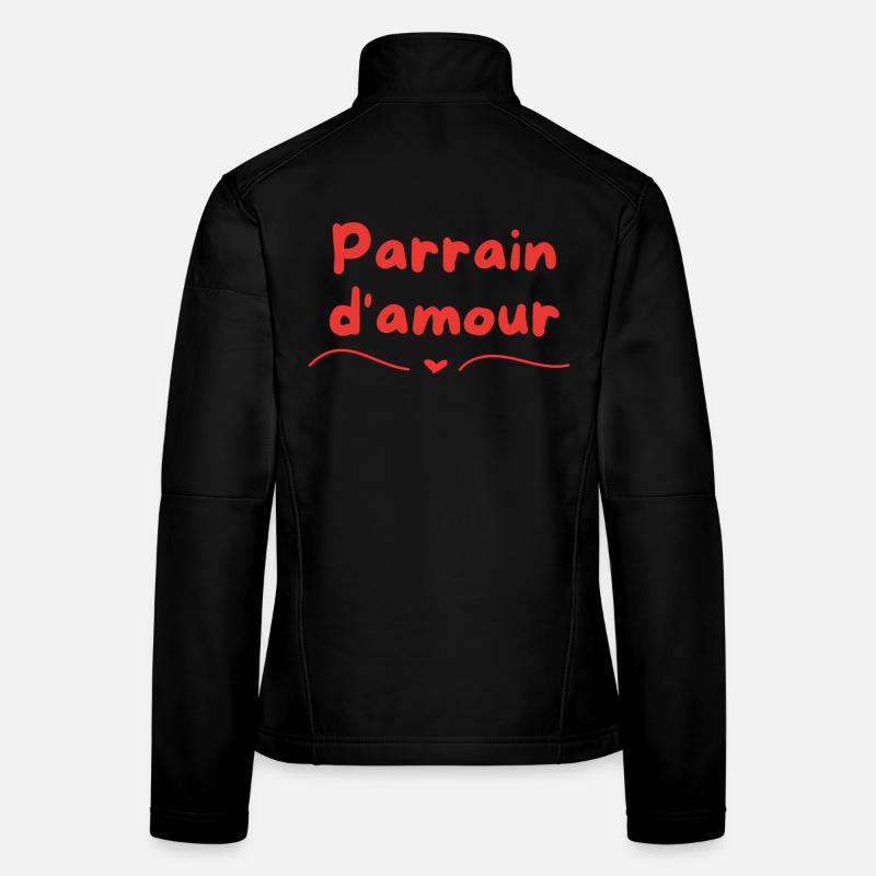 Padrino dell'Amore - Giacca softshell da donna - nero
