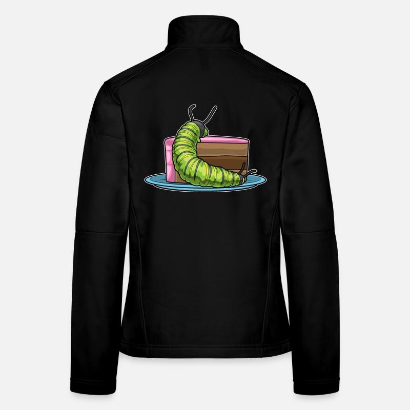Gâteau à la chenille Veste en tissu softshell Femme