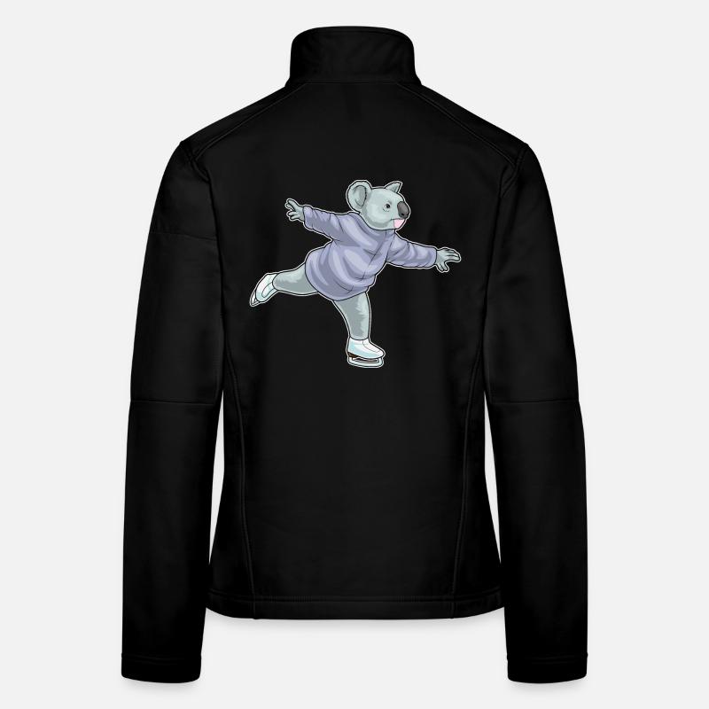 Koala Eislaufen Schlittschuhe Frauen Softshelljacke