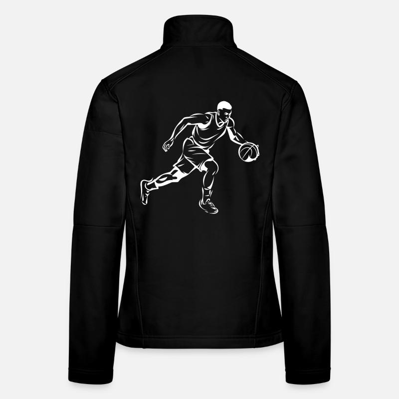 Basketball Junge Grafik Frauen Softshelljacke