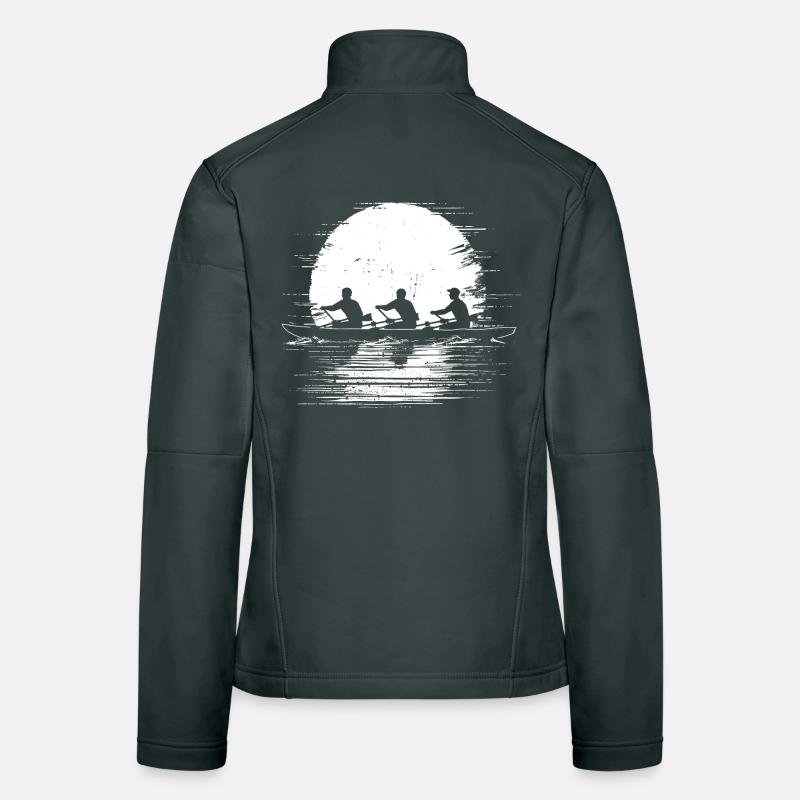 Rowing Team Sketch Women's Softshell Jacket