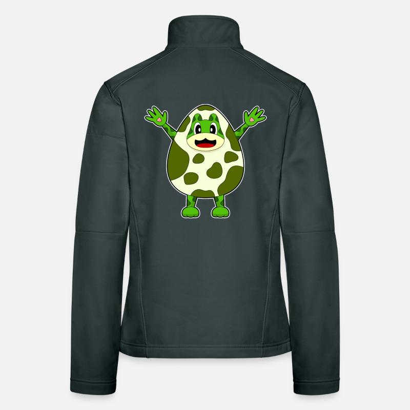 Frosch Ei Frauen Softshelljacke