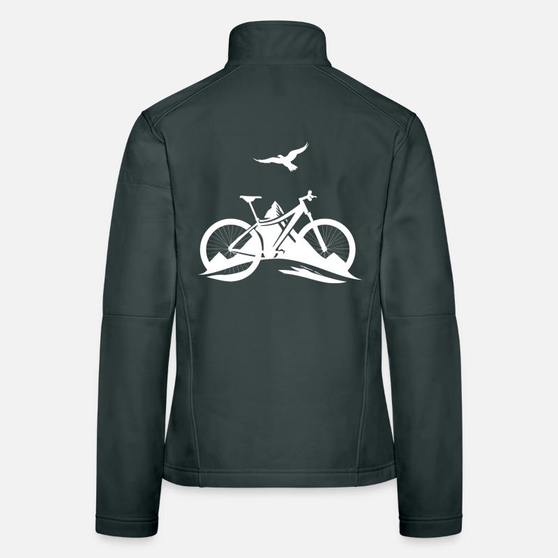Mountainbiken Frauen Softshelljacke