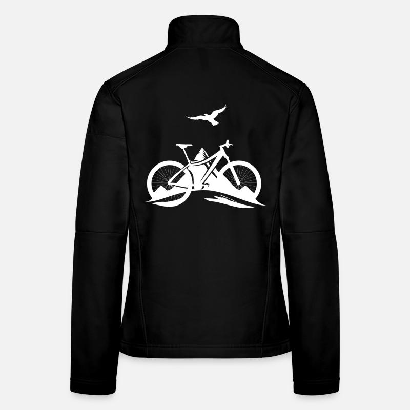 Mountainbiken Frauen Softshelljacke