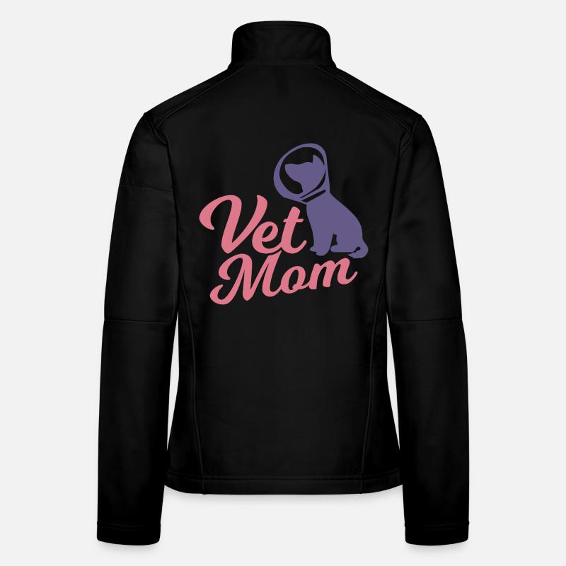 Mère vétérinaire Veste en tissu softshell Femme