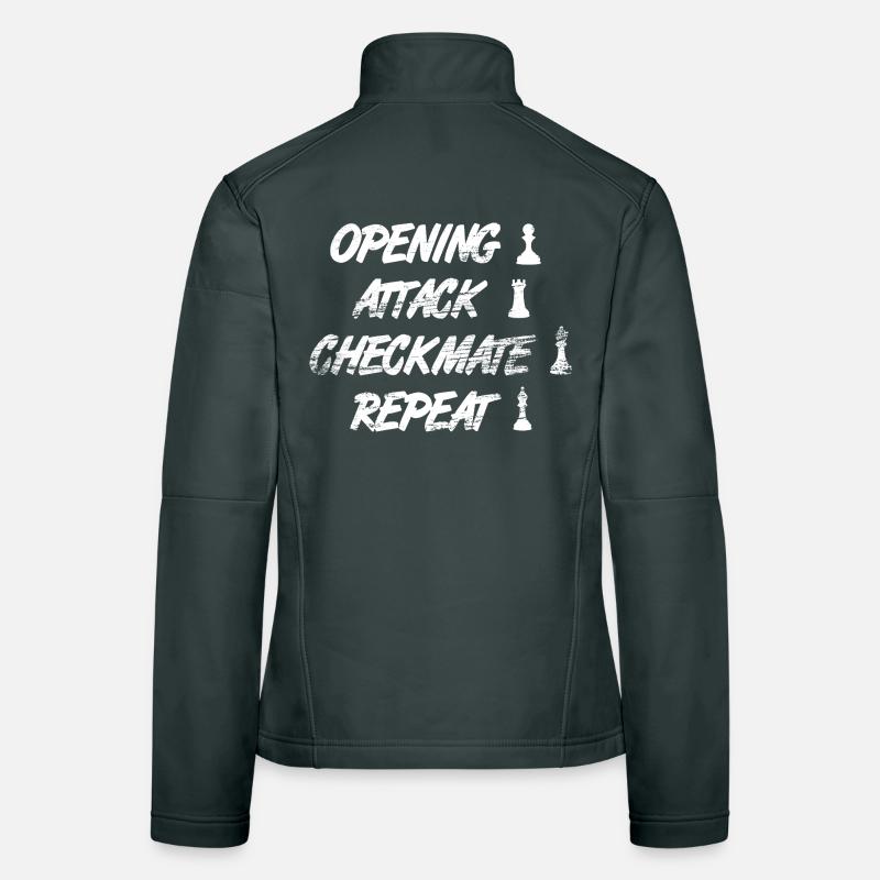Chess Techniques Women's Softshell Jacket