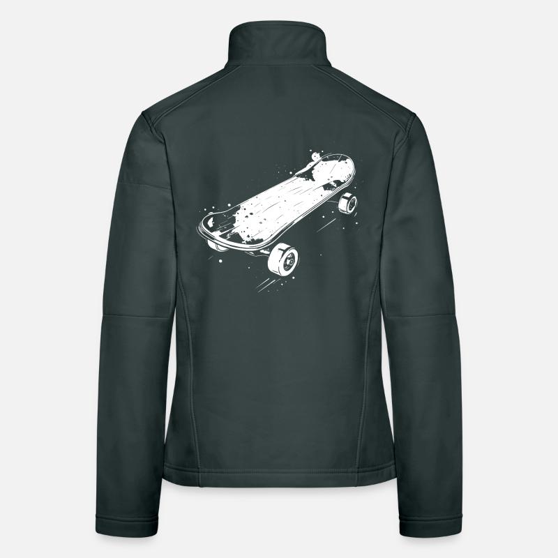 Skateboard Sketch Women's Softshell Jacket