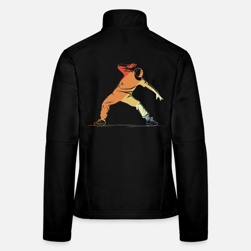 Breakdancer Sketch Women's Softshell Jacket