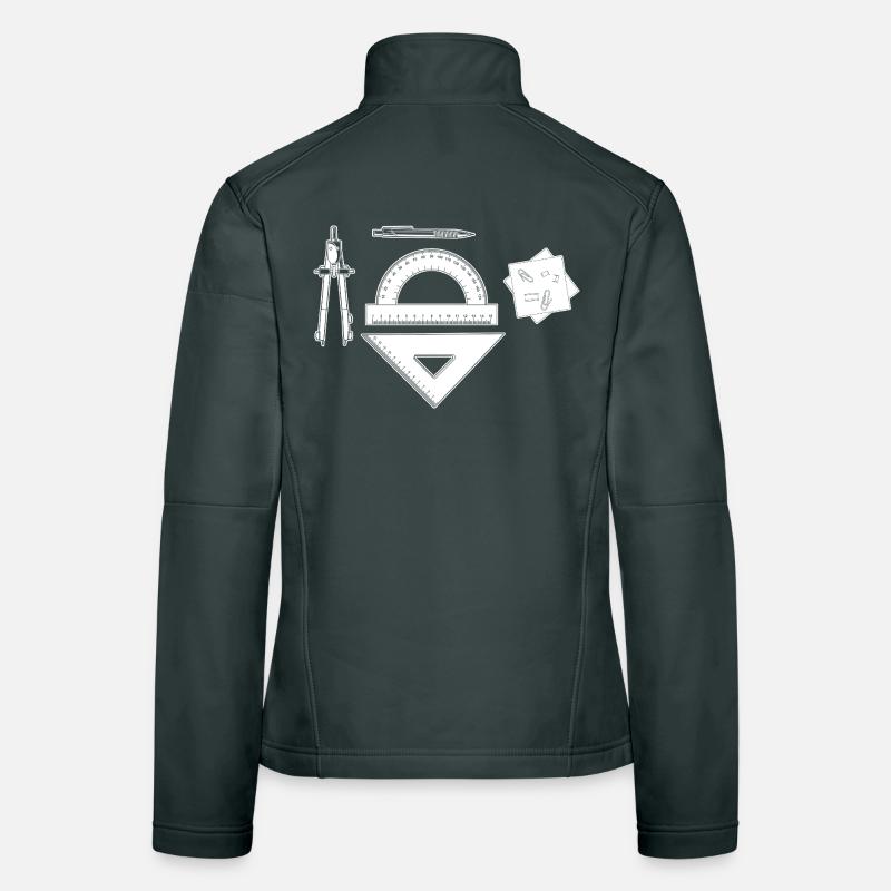 Graphique d’architecte Veste en tissu softshell Femme