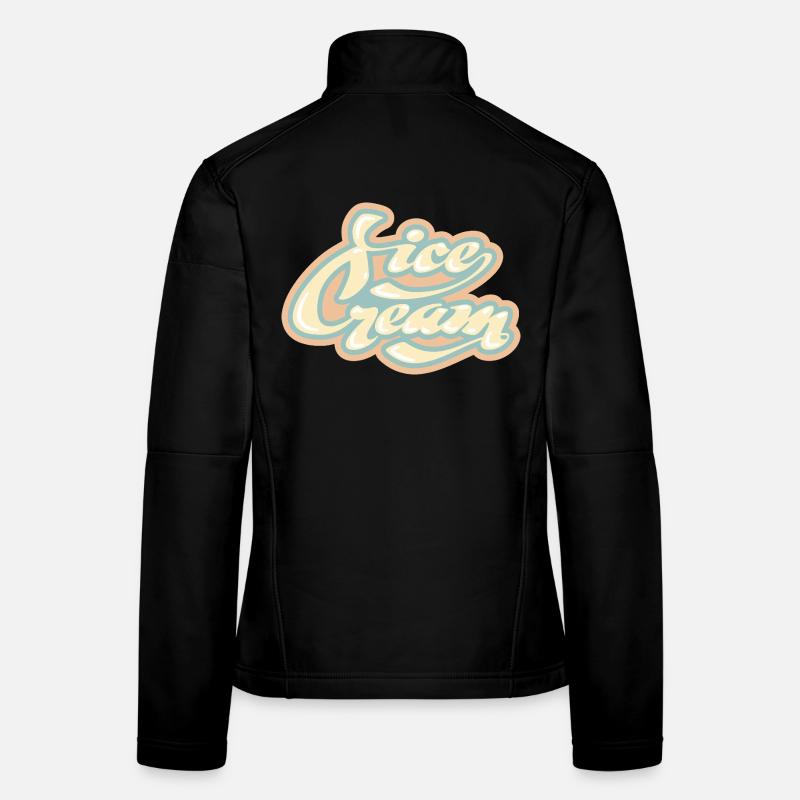 Tourbillon de glace Veste en tissu softshell Femme