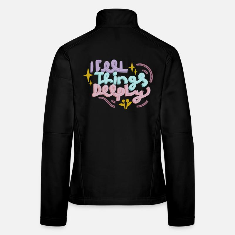 Feel deeply in pastel Women's Softshell Jacket