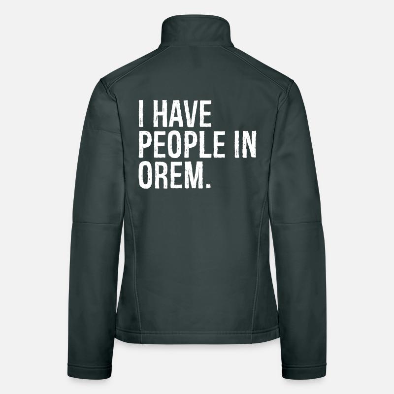 J’ai des gens à Orem Veste en tissu softshell Femme