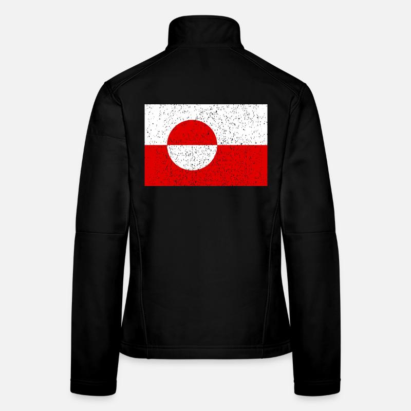 Grönland - Frauen Softshelljacke - Schwarz
