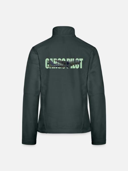 Cargo pilot C-160 - Frauen Softshelljacke - Schwarz - Hinten