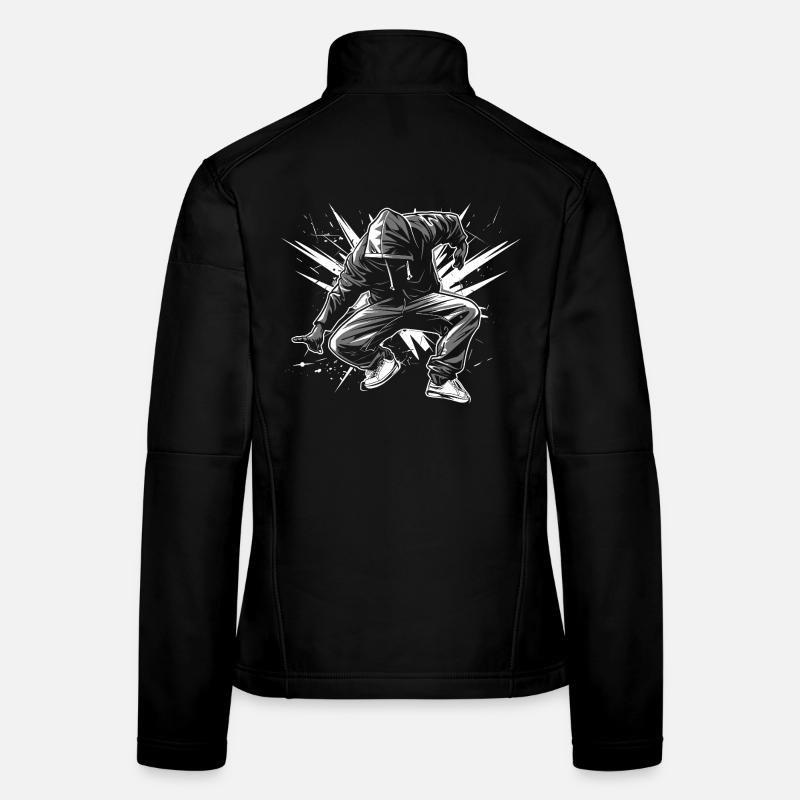 Breakdancer Frauen Softshelljacke