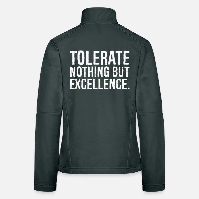 ne tolérer que l’excellence Veste en tissu softshell Femme