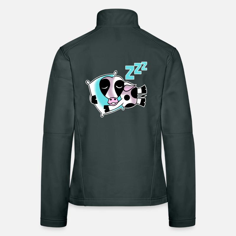 Sleeping cow Women's Softshell Jacket