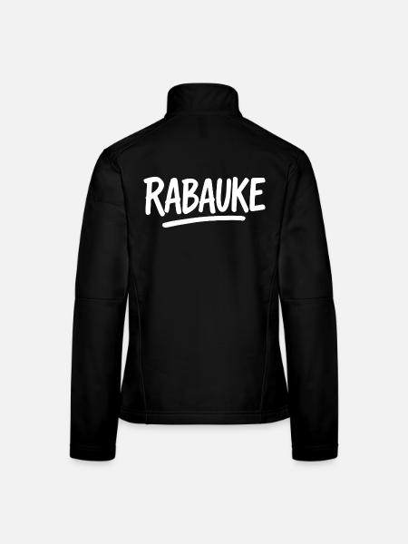 Rabauke - Frauen Softshelljacke - Schwarz - Hinten