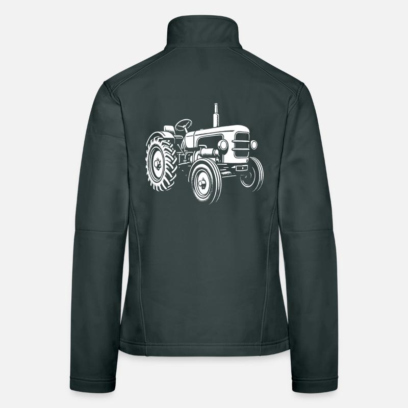 Puissance sur le terrain Veste en tissu softshell Femme