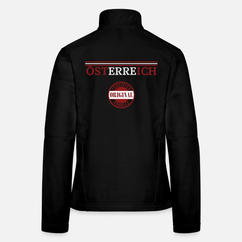 Austrian pride, flag of Austria Women's Softshell Jacket