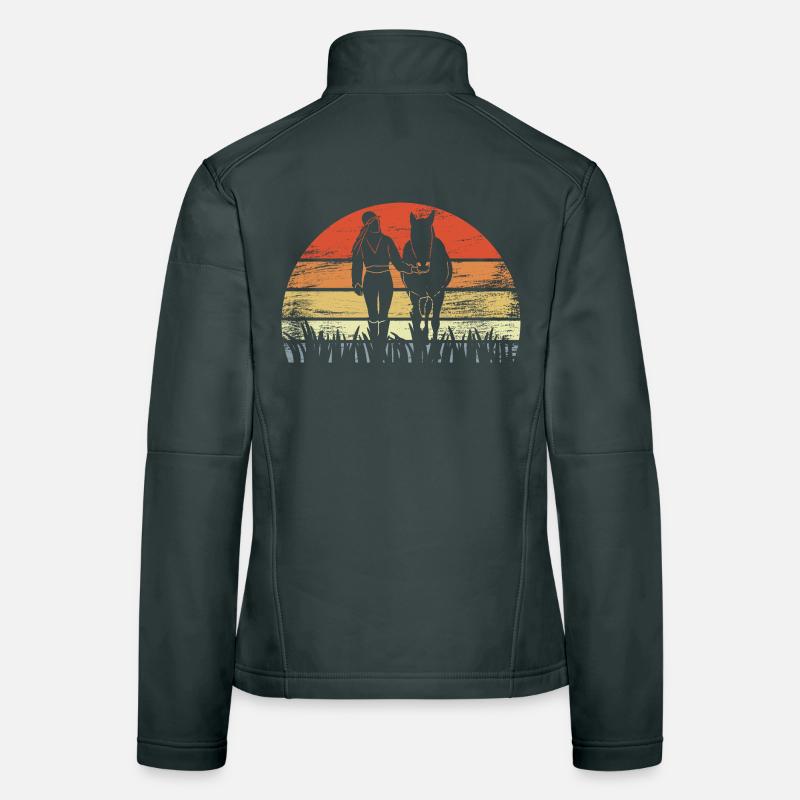 Cavalier d’époque Veste en tissu softshell Femme