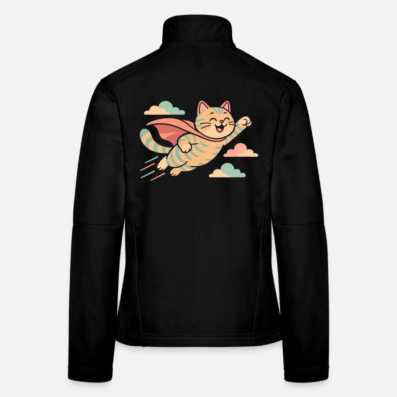 Super Katze Britisch Kurzhaar getigert Geschenk Frauen Softshelljacke