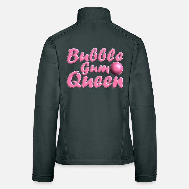 Bubblegum Queen rose Veste en tissu softshell Femme