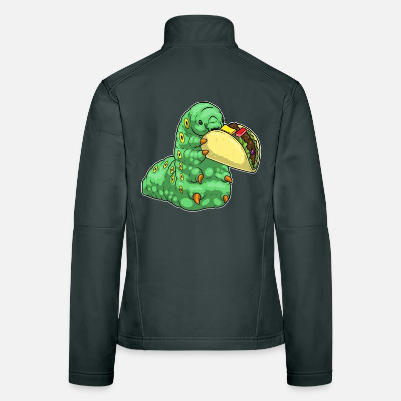 Raupe Taco Frauen Softshelljacke