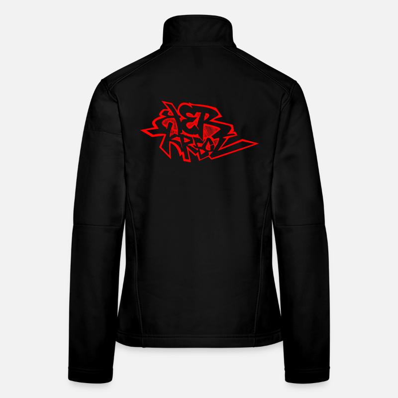 Graffiti 974 Ker Kreol - Red Women's Softshell Jacket