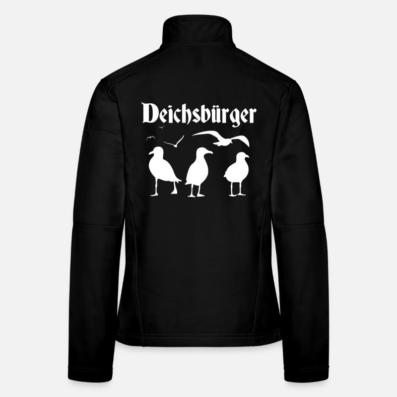 Équipage du Deichsbürger Seagull Veste en tissu softshell Femme